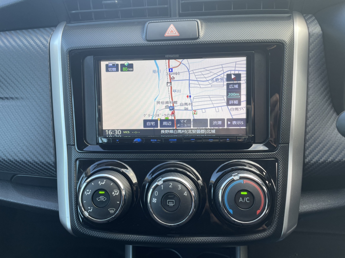 interior dashboard and GPS navigation