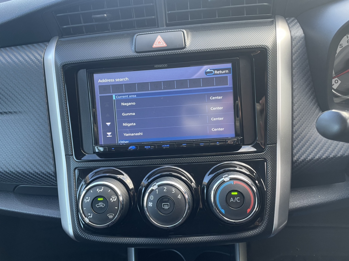interior dashboard and GPS navigation